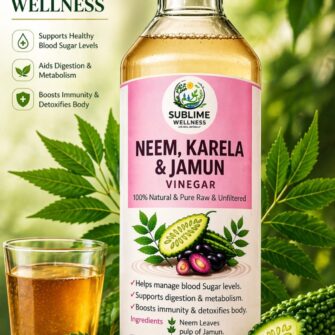 Neem, Karela & Jamun Vinegar - Nature's Powerful Trio for Daily Wellness