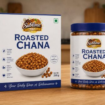 🌟 Sublime Roasted Chana – Healthy Crunch, Everyday Energy